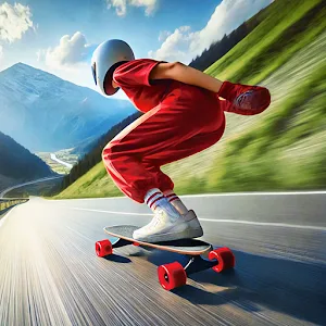 Downhill Race League v0.8.1 MOD APK (Menu, Unlimited Coins, Gems, Tickets) Download